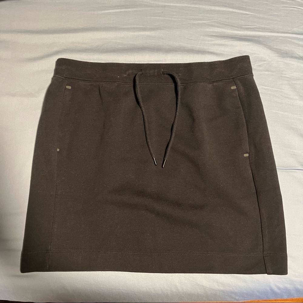 Uniqlo Black Drawstring Skirt  - Size L